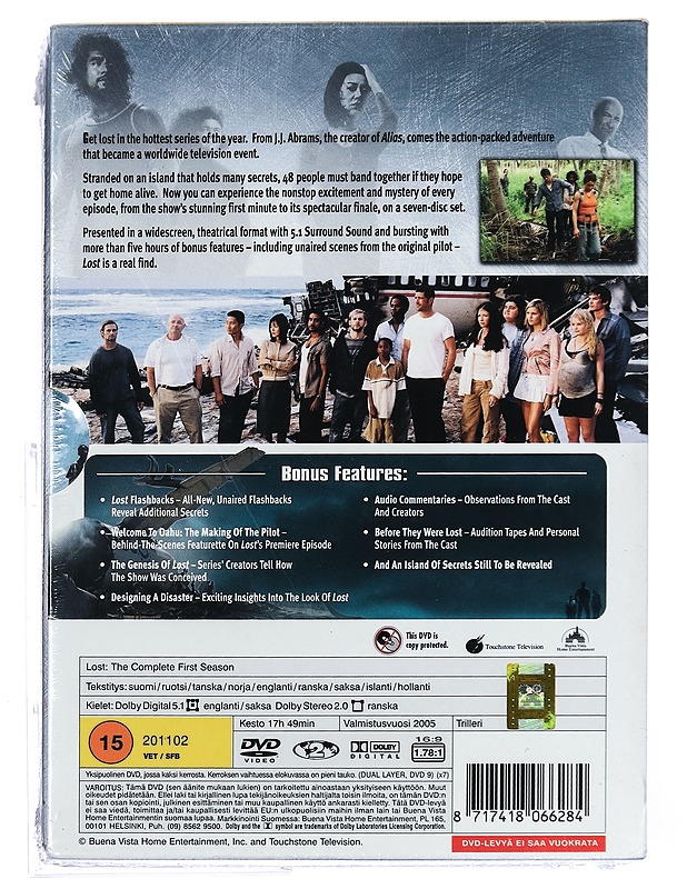 Lost: 1. Tuotantokausi - DVD - DVD-elokuvat - 10105416800 - 1