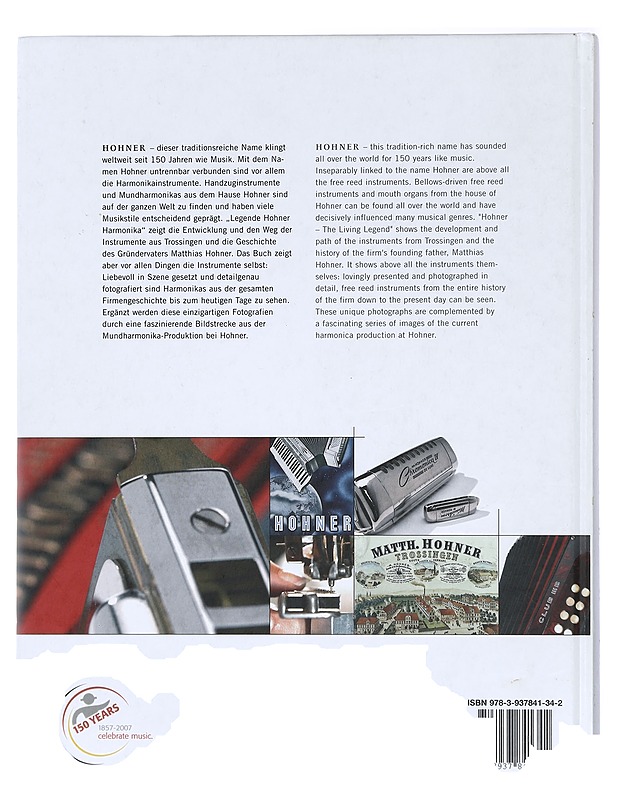 Legende Hohner Harmonika: Mundharmonika und Akkordeon in der Welt / Hohner, the living legend - - Historiakirjat - 10105416814 - 1