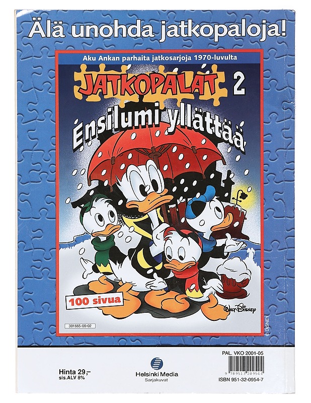 Joulu-Aku / Hormin täydeltä : sarjakuvia ja tehtäviä - Disney, Walt - Sarjakuvat - 10105416824 - 1