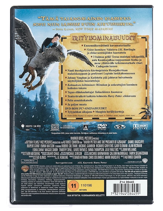Harry Potter ja Azkabanin vanki - DVD - DVD-elokuvat - 10105416844 - 1
