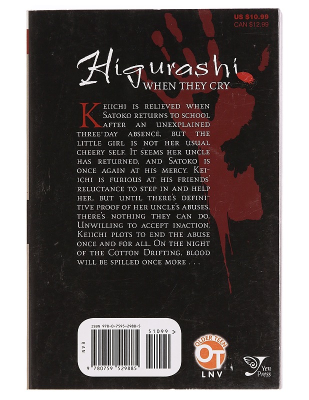 Higurashi when they cry. Curse killing arc 2 - Ryukishi07 - Sarjakuvat - 10105416845 - 1