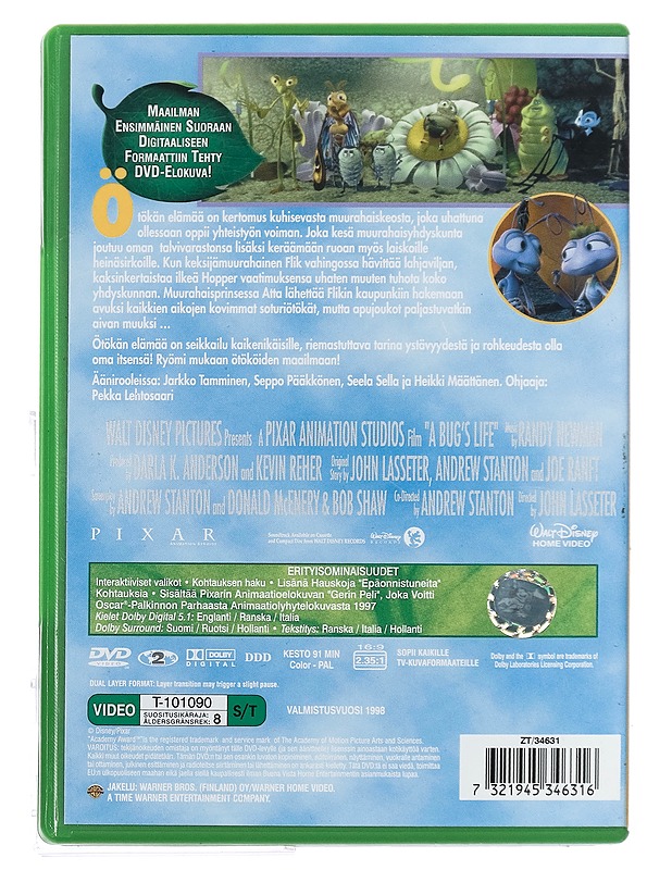 Ötökän Elämää - DVD - DVD-elokuvat - 10105416865 - 1