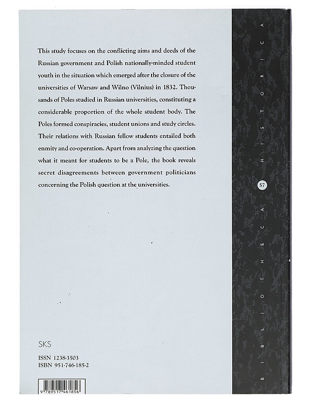 Higher Education and National Identity, Polish Student Activism in Russia 1832 - 1863 - Johannes Remy - Historiakirjat - 10105416871 - 1
