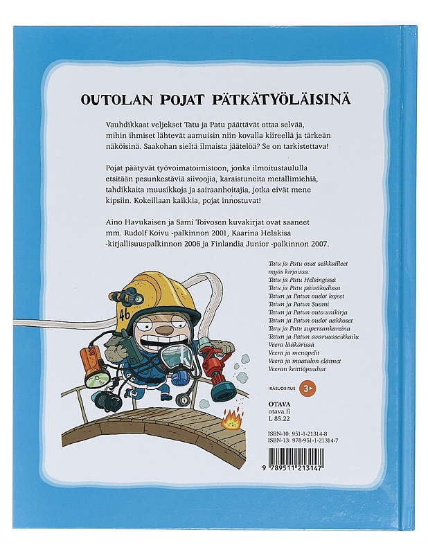 Tatu ja Patu työn touhussa - Havukainen, Aino - Lastenkirjat - 10105416883 - 1