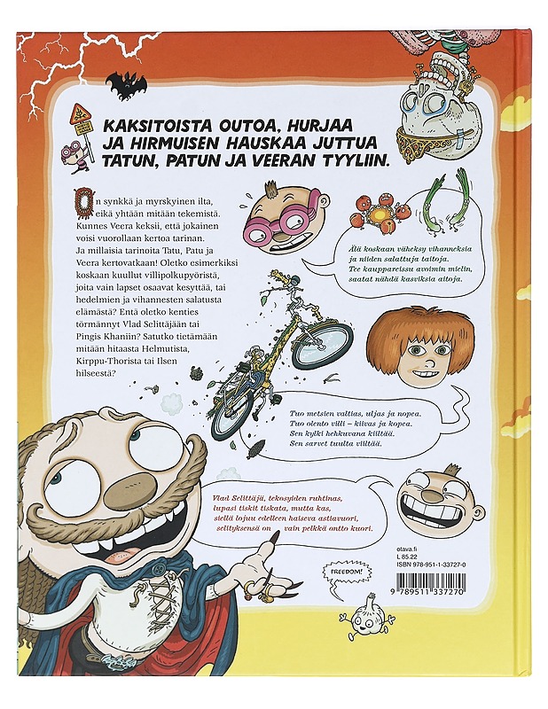 Tatu ja Patu, kauhea Hirviö-Hirviö ja muita outoja juttuja - Aino Havukainen, Sami Toivonen - Lastenkirjat - 10105416895 - 1