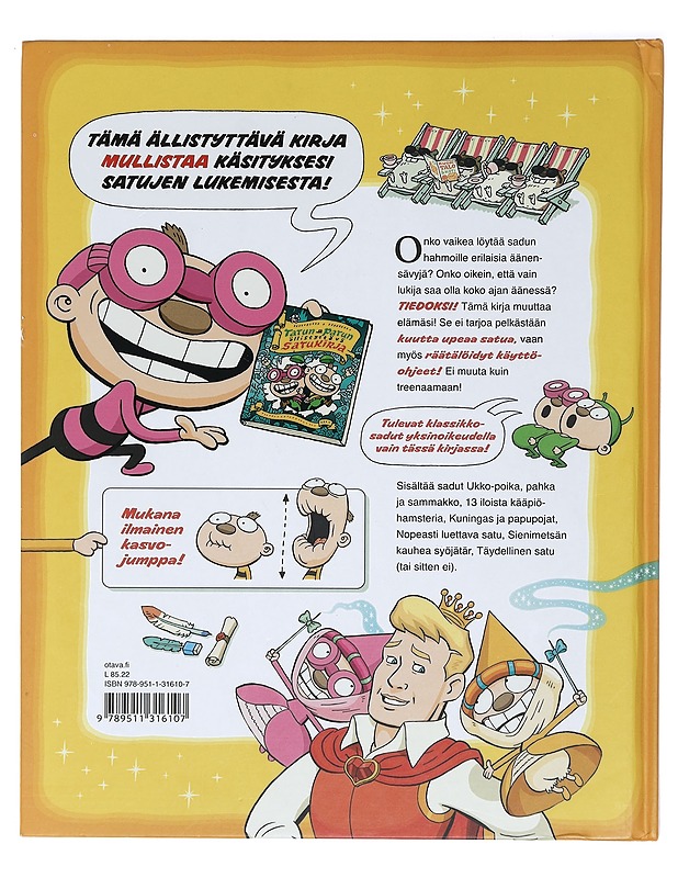 Tatun ja Patun ällistyttävä satukirja : kaikkien aikojen ensimmäinen satukirja, jossa on käyttöohjeet! - Havukainen, Aino - Lastenkirjat - 10105416905 - 1
