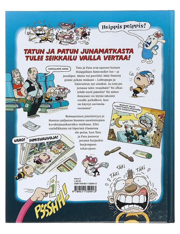 Tatu ja Patu : kovaa menoa kiskoilla - Havukainen, Aino - Lastenkirjat - 10105416911 - 1