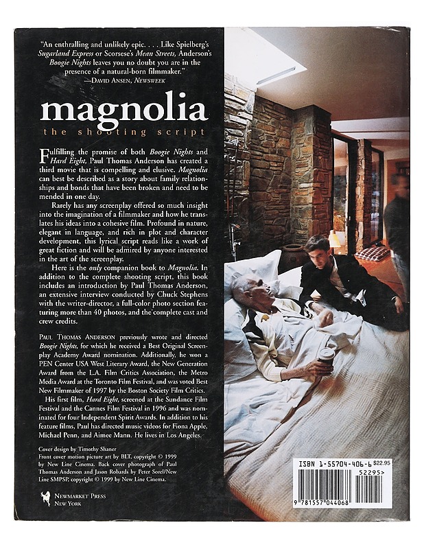 Magnolia, the shouting script - Paul Thomas Anderson - Runot ja näytelmät - 10105416962 - 1
