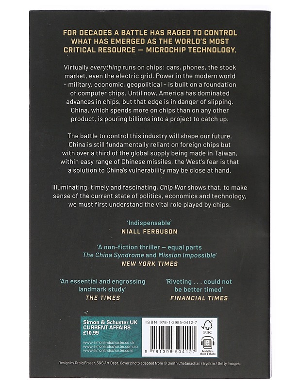 Chip War. the Fight for the World's Most Critical Technology - Chris Miller - Tietokirjat ja oppaat - 10105417002 - 1