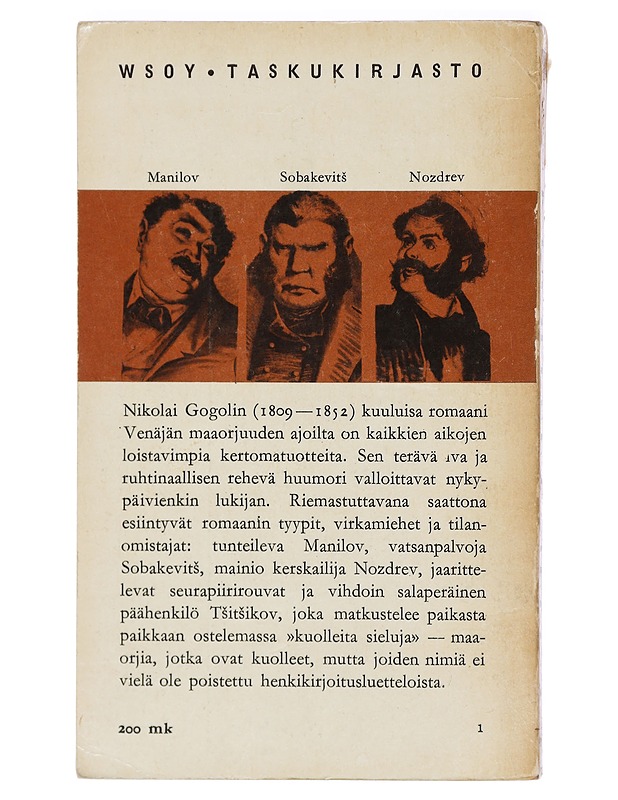 KUOLLEET SIELUT - Elämäkerrat ja muistelmat - 10105417034 - 1