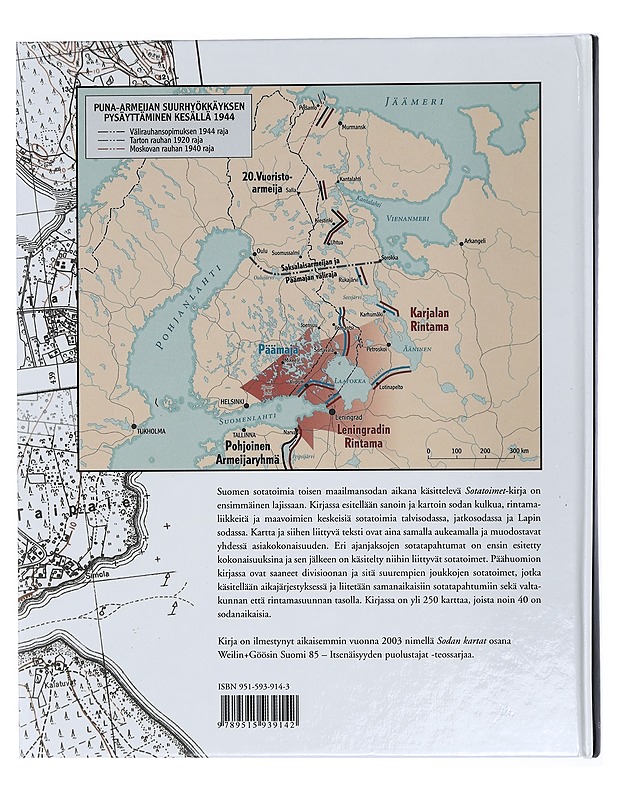 Sotatoimet : Suomen sotien 1939-45 kulku kartoin - Raunio, Ari - Kirja lahjaksi - 10105417035 - 1