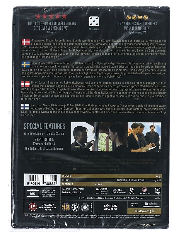 The Gift - DVD - DVD-elokuvat - 10105417043 - 1
