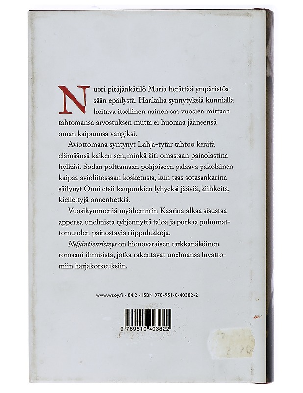 Neljäntienristeys - Tommi Kinnunen - Romaanit ja novellit - 10105417068 - 1