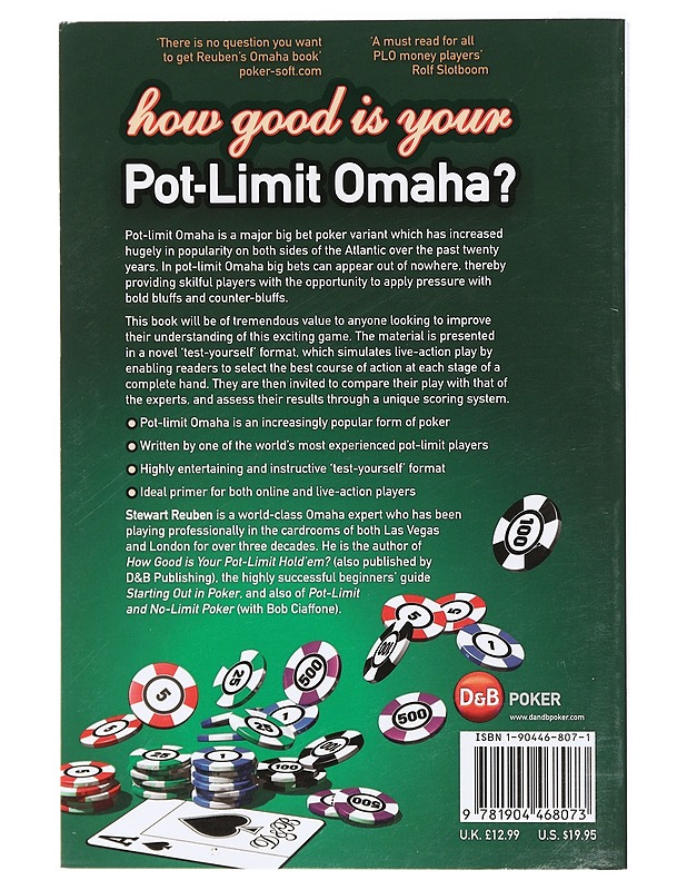 How Good Is Your Pot Limit Omaha? - Reuben, Stewart - Harrastekirjat - 10105417081 - 1