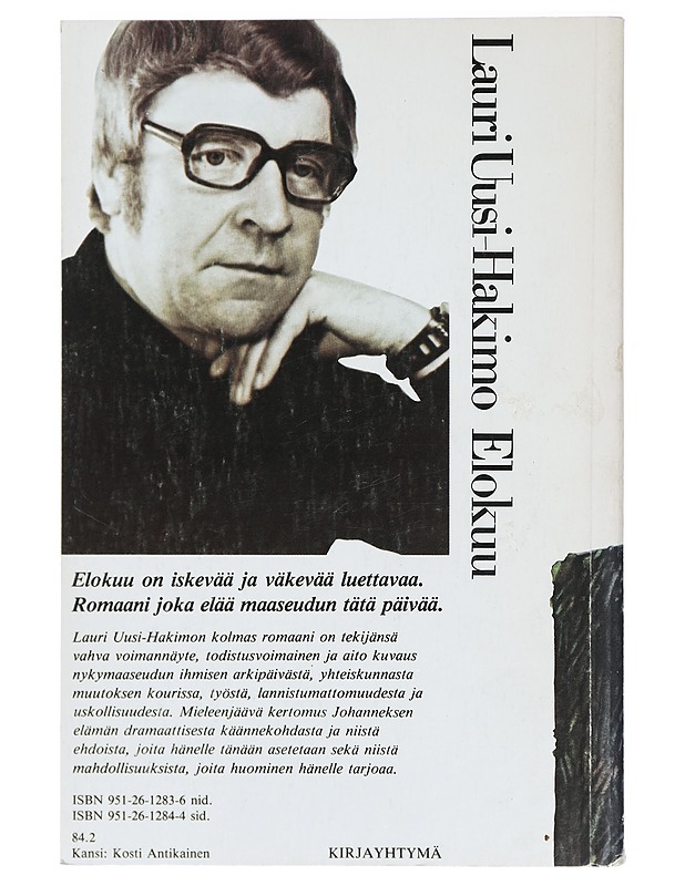 Elokuu - Lauri Uusi-Hakimo - Romaanit ja novellit - 10105417096 - 1