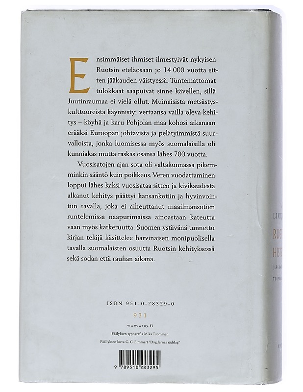 Ruotsin historia : jääkaudesta tulevaisuuteen - Lindqvist, Herman - Historiakirjat - 10105417121 - 1