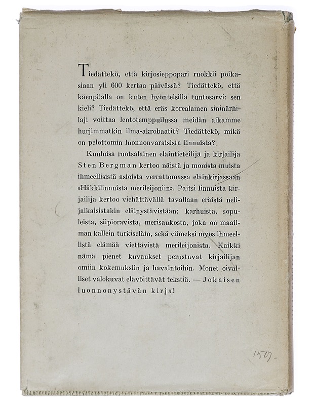 Häkkilinnuista merileijoniin - Tietokirjat - 10105417152 - 1