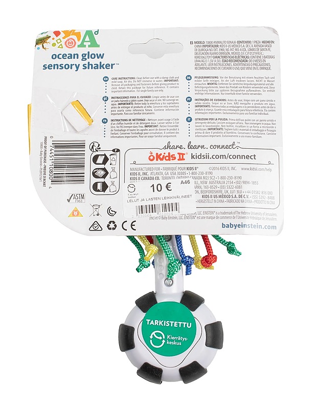 BABY EINSTEIN Ocean Glow Sensory Shaker - Lasten lelut - 10105417182 - 1