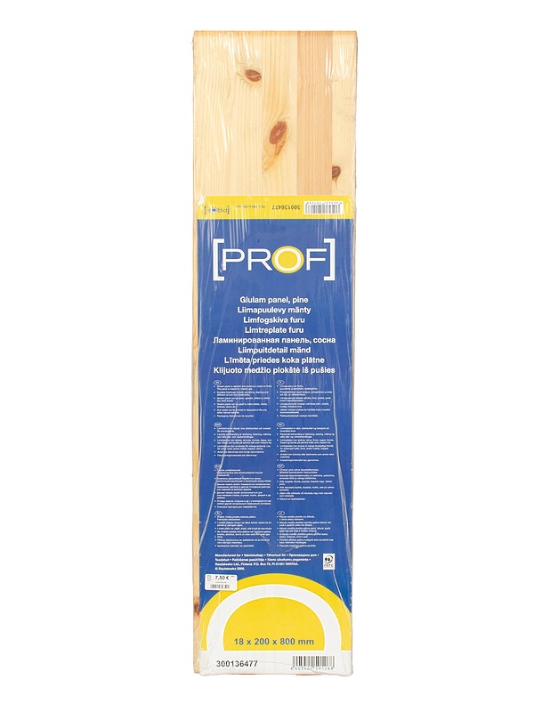 PROF liimapuulevy, mänty - Muut urheiluvälineet ja vapaa-aika - 10105417250 - 0