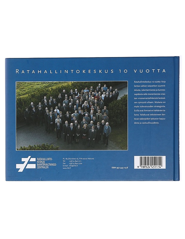 Ratahallintokeskus 10 vuotta - Nummelin, Markku - Tietokirjat ja oppaat - 10105417269 - 1