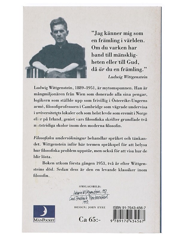 Filosofiska undersökningar - Wittgenstein, Ludwig - Tietokirjat ja oppaat - 10105417310 - 1