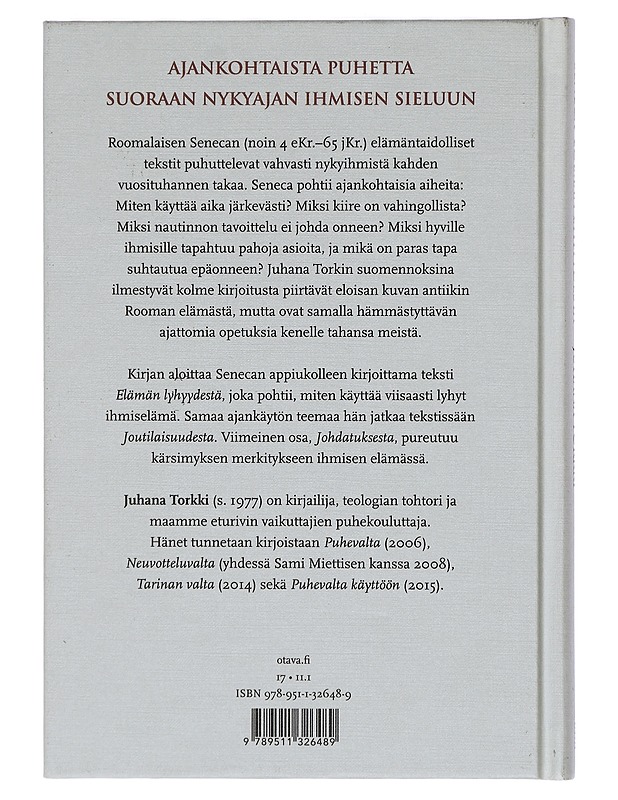 Elämän lyhyydestä - Seneca ; Juhana Torkki - Tietokirjat ja oppaat - 10105417322 - 1