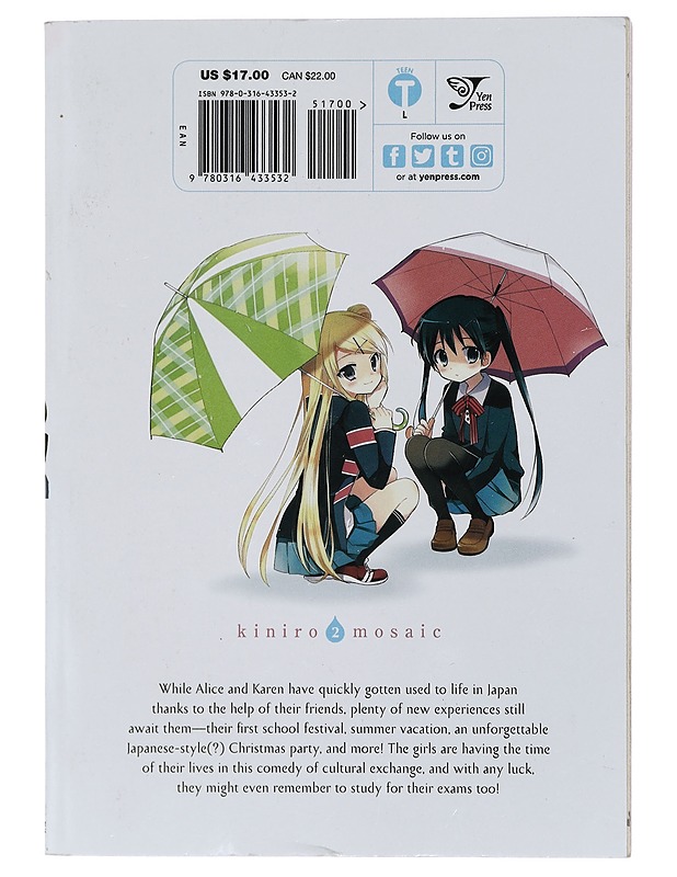 Kiniro Mosaic 2 - Yui Hara - Sarjakuvat - 10105417342 - 1