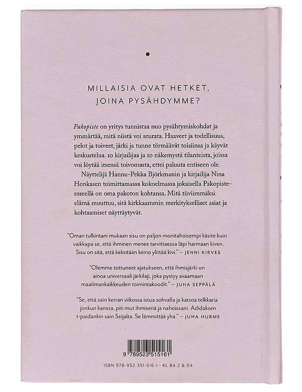 Pakopiste - Hannu-Pekka Björkman, Nina Honkanen - Romaanit ja novellit - 10105417350 - 1