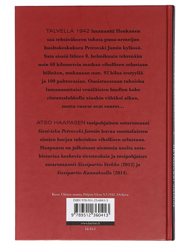 Sissi-isku Petrovski Jamiin - Atso Haapanen - Romaanit ja novellit - 10105417363 - 1