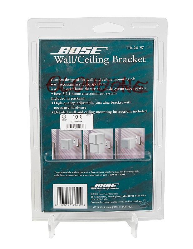 BOSE UB-20 W seinä-/kattokiinnike - Muut sisustustavarat - 10105417416 - 1