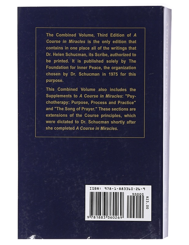 A Course in Miracles : Combined Volume - Helen Schucman - Romaanit ja novellit - 10105417494 - 1