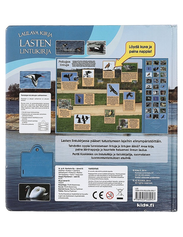 Lasten lintukirja : laulava kirja - Koskimies, Pertti - Lastenkirjat - 10105417493 - 1