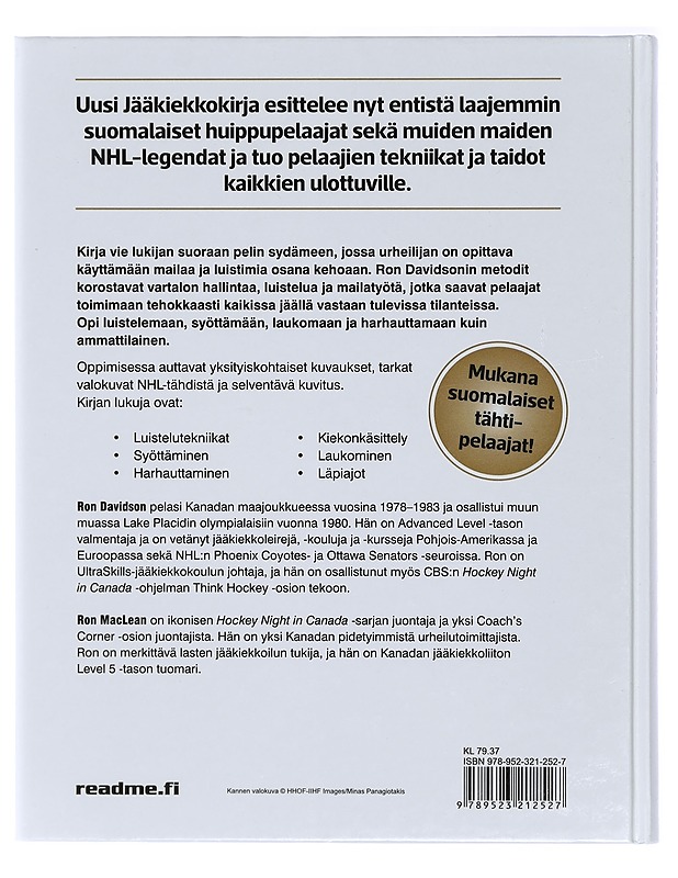 Jääkiekkokirja : huippupelaajien tekniikat ja taidot - Davidson, Ron - Tietokirjat ja oppaat - 10105417505 - 1