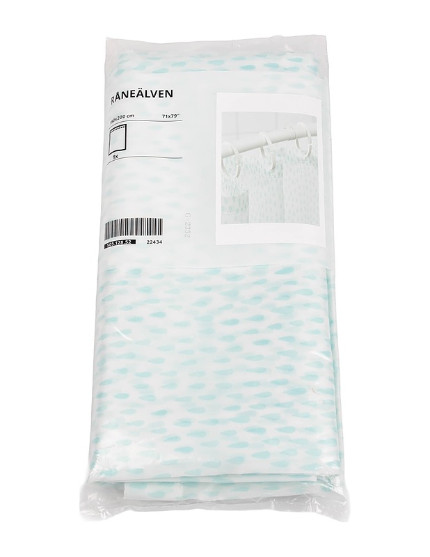 IKEA Råneälven suihkuverho, 180 x 200 cm - Muut kodintekstiilit - 10105417580 - 0