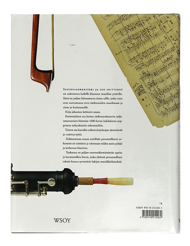 Sinfoniaorkesteri ja sen soittimet - Kruckenberg, Sven - Tietokirjat ja oppaat - 10105417586 - 1