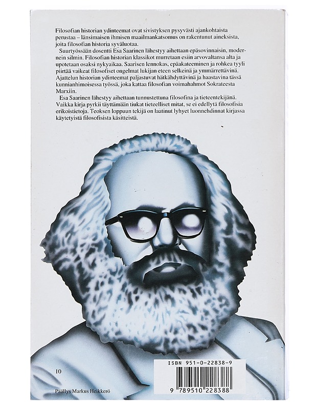 Länsimaisen filosofian historia huipulta huipulle Sokrateesta Marxiin - Esa Saarinen - Historiakirjat - 10105417611 - 1