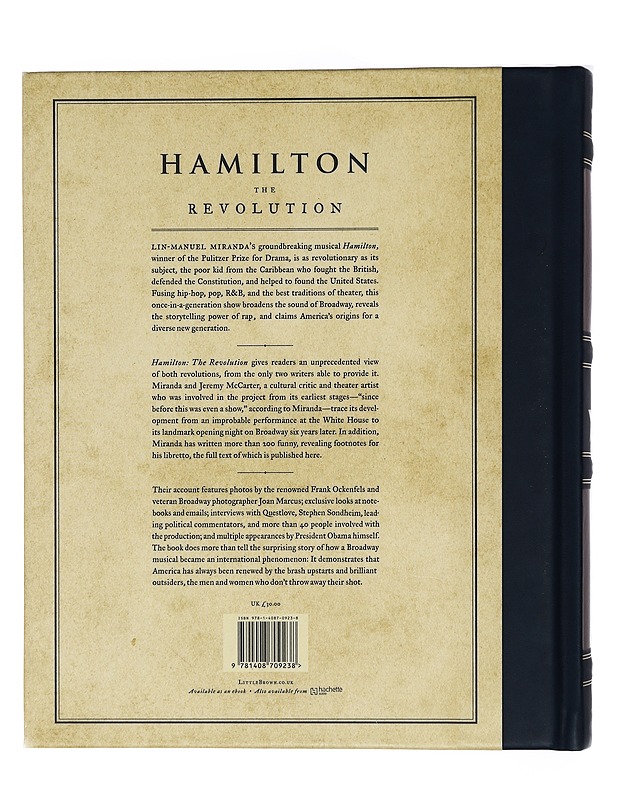 Hamilton : the revolution - Miranda, Lin-Manuel - Tietokirjat ja oppaat - 10105417635 - 1
