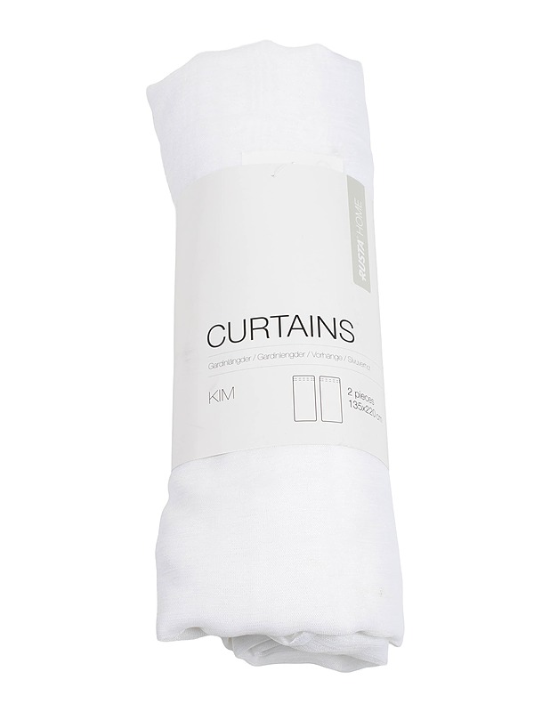 RUSTA HOME Kim valoverho, 135 x 220 cm, 2 kpl - Verhot ja kapat - 10105417663 - 0
