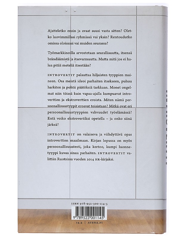 Introvertit : työpaikan hiljainen vallankumous - Jonkman, Linus - Tietokirjat ja oppaat - 10105417673 - 1