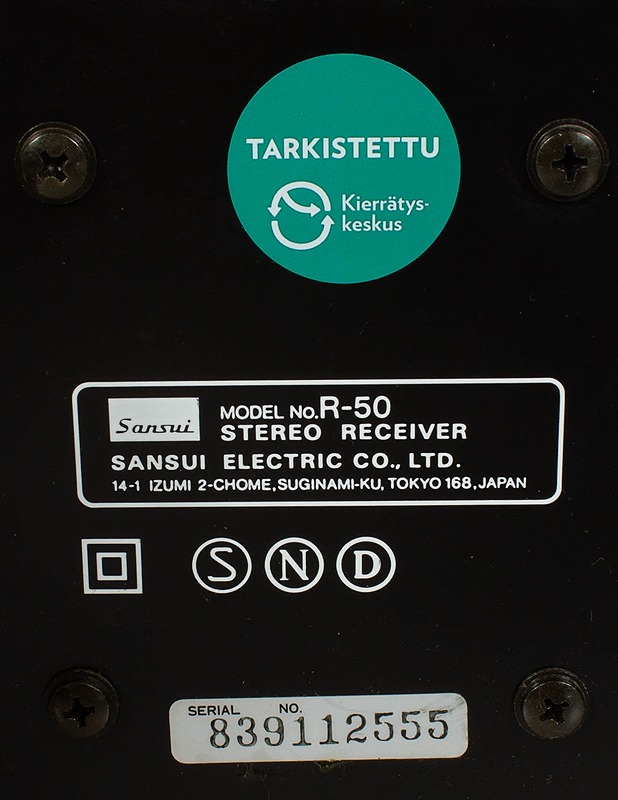 SANSUI R-50 stereovahvistin - Audio - 10105417680 - 2