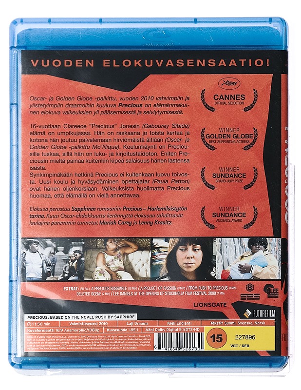 Precious - Blu-ray - Blu-ray-levyt - 10105417749 - 1