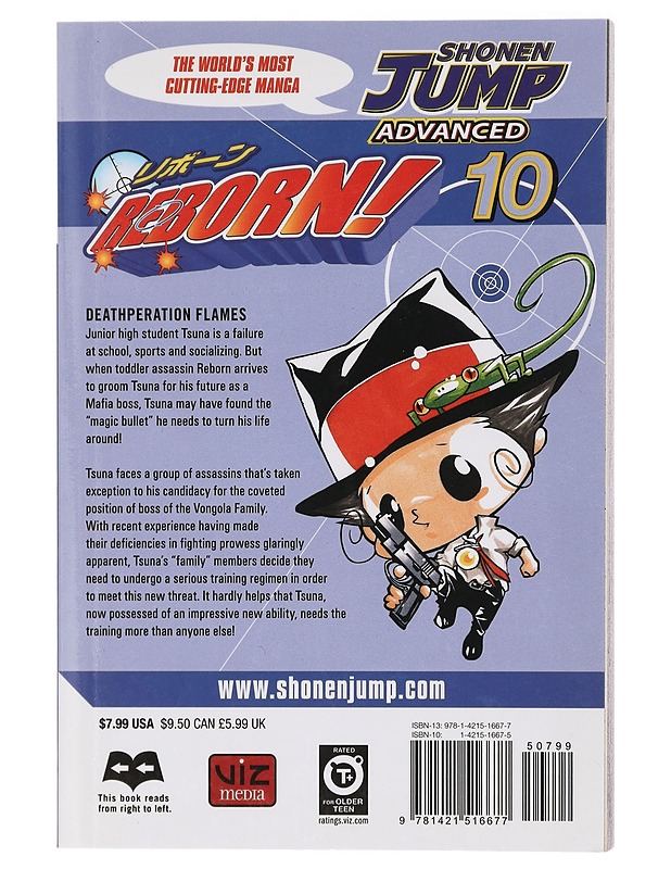 Reborn! : Vol 10 : Shonen Jump Advanced -Akira Amano  - Sarjakuvat - 10105417776 - 1