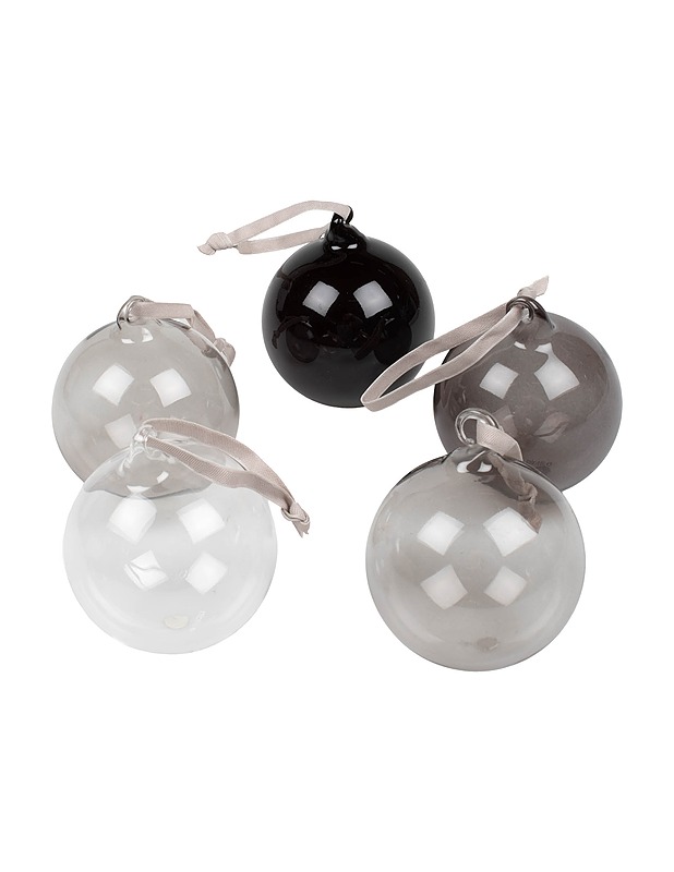 IITTALA Lasipallo koristesetti - Joulutuotteet - 10105417786 - 1