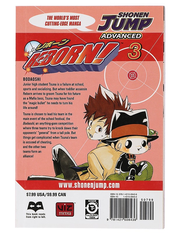 Reborn! : Vol 3 : Shonen Jump Advanced - Akira Amano  - Sarjakuvat - 10105417791 - 1