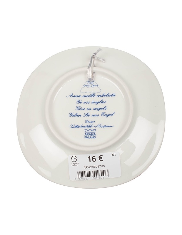 ARABIA Anna meille enkeleitä seinälautanen - Designsuosikit - 10105417808 - 1