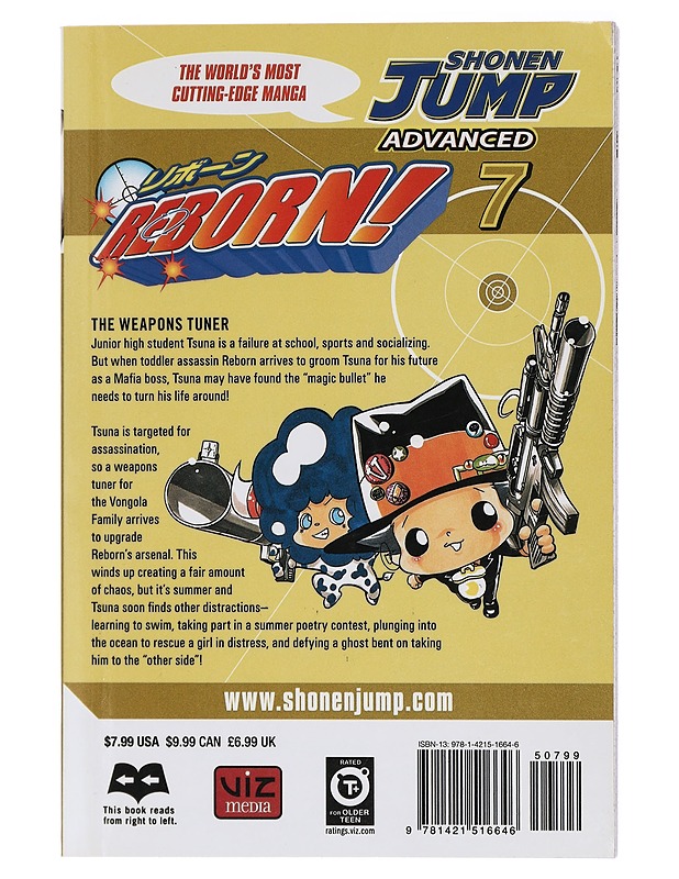 Reborn! : Vol 7 : Shonen Jump Advanced - Akira Amano  - Sarjakuvat - 10105417809 - 1