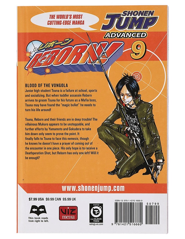 Reborn! : Vol 9 : Shonen Jump Advanced - Akira Amano  - Sarjakuvat - 10105417820 - 1