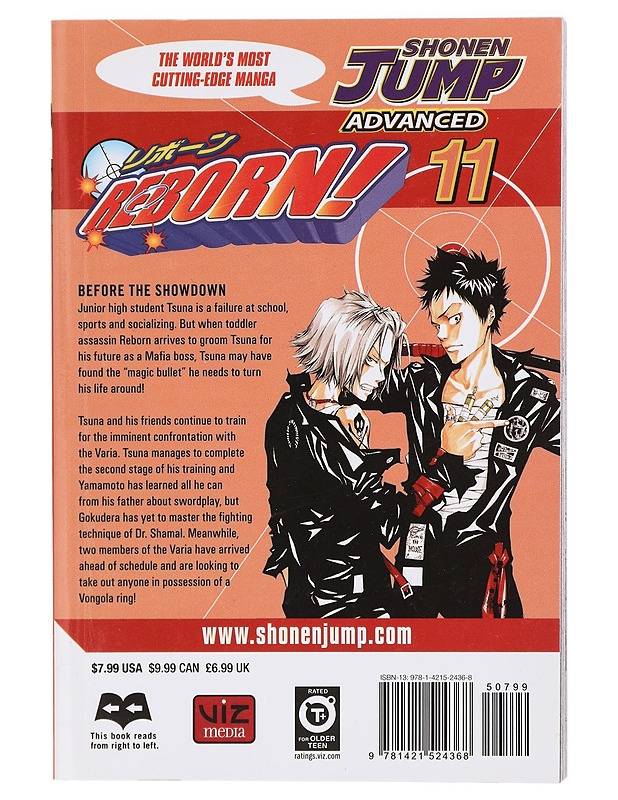 Reborn! : Vol 11 : Shonen Jump Advanced - Akira Amano - Sarjakuvat - 10105417827 - 1