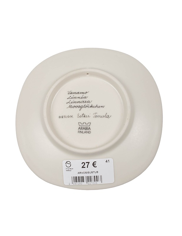 ARABIA Linnaea borealis seinälautanen - Designsuosikit - 10105417829 - 1