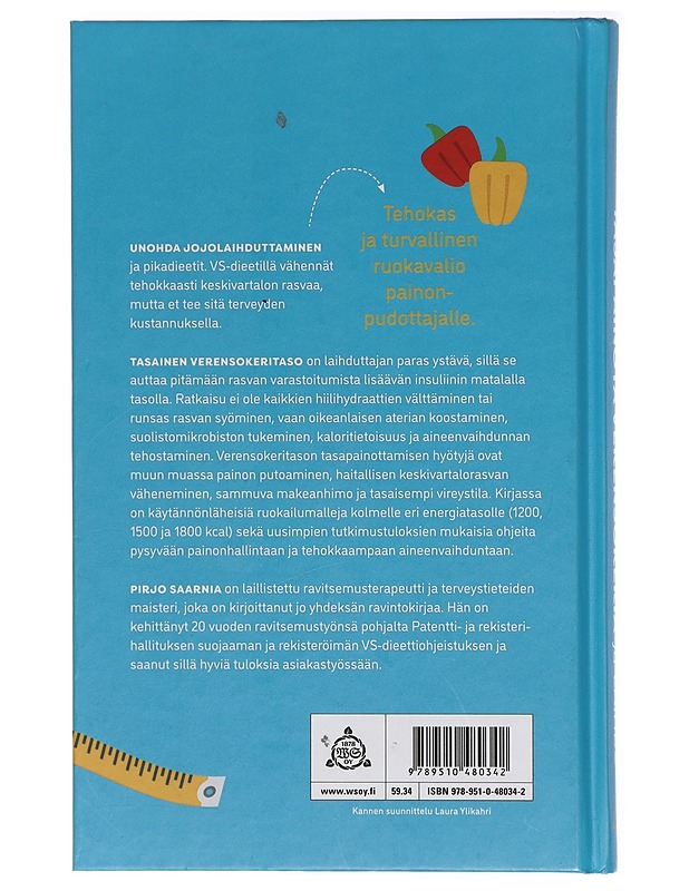 Tasapainota verensokeria ja laihdu - Pirjo Saarnia - Tietokirjat ja oppaat - 10105417878 - 1